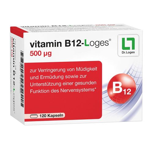 VITAMIN B12-LOGES 500 µg Kapseln 120 St
