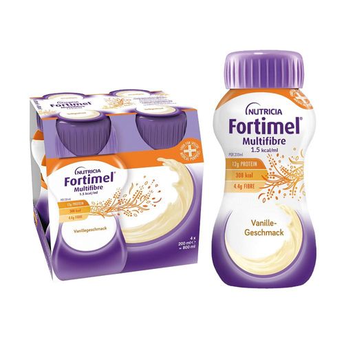 FORTIMEL Multifibre 1.5 kcal Vanillegeschmack 4X200 ml