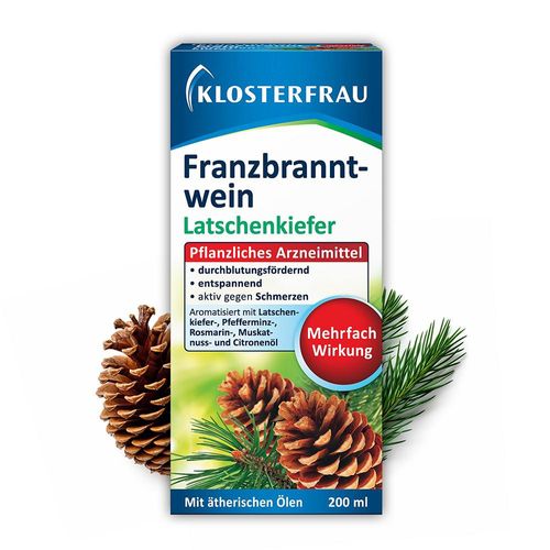 KLOSTERFRAU Franzbranntwein Latschenk.Dosierfl. 200 ml