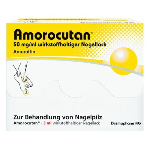 AMOROCUTAN 50 mg/ml wirkstoffhaltiger Nagellack 3 ml