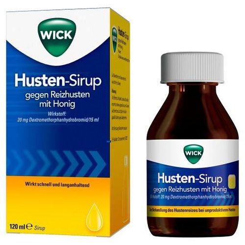 WICK Husten-Sirup gegen Reizhusten mit Honig 120 ml