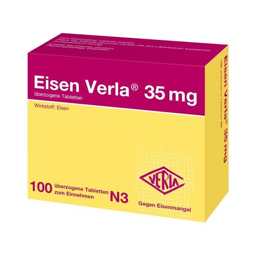 EISEN VERLA 35 mg überzogene Tabletten 100 St