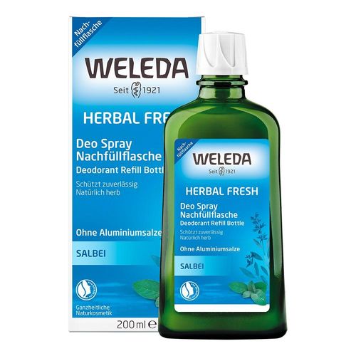 Weleda Deo Spray Nachfüllflasche Salbei - Ohne Aluminiumsalz 200 ml