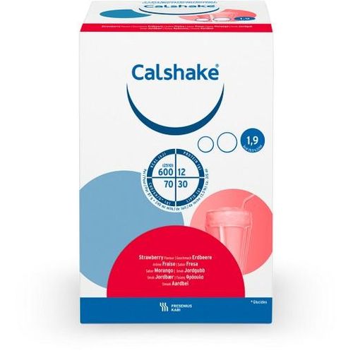CALSHAKE Erdbeere Beutel Pulver 7X87 g