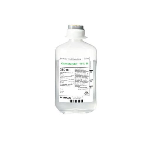OSMOFUNDIN 15% N Ecoflac Pl. Infusionslösung 10X250 ml