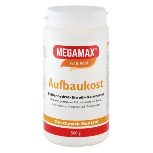 MEGAMAX AUFBAUKOST NEUTRAL 500 G - Aufbaunahrung 500 g