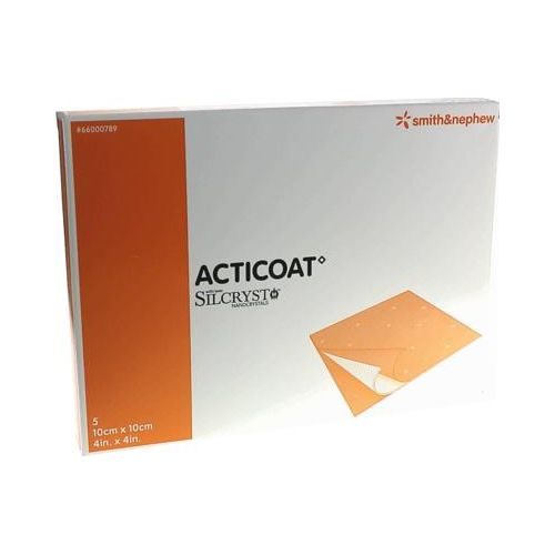 ACTICOAT 10x10 cm antimikrobielle Wundauflage 5 St