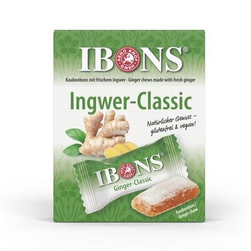 IBONS Ingwer Classic Box Kaubonbons 60 g