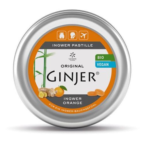 INGWER GINJER Pastillen Bio 40 g