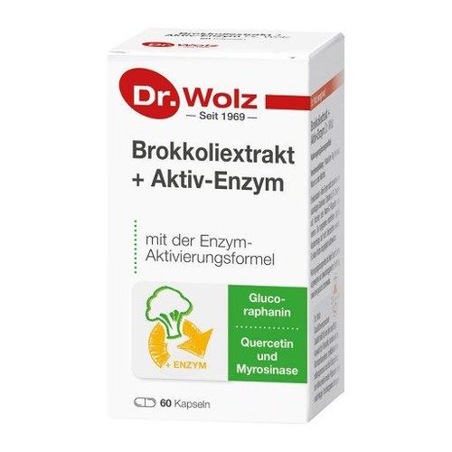 BROKKOLI EXTRAKT+Aktiv-Enzym Dr.Wolz msr.Kaps. 60 St