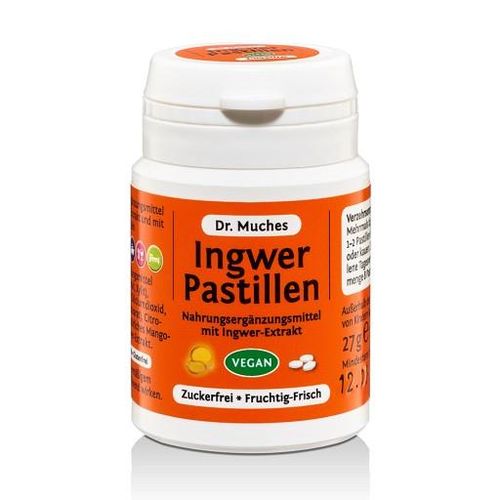 INGWER PASTILLEN Dr.Muches zuckerfrei 27 g