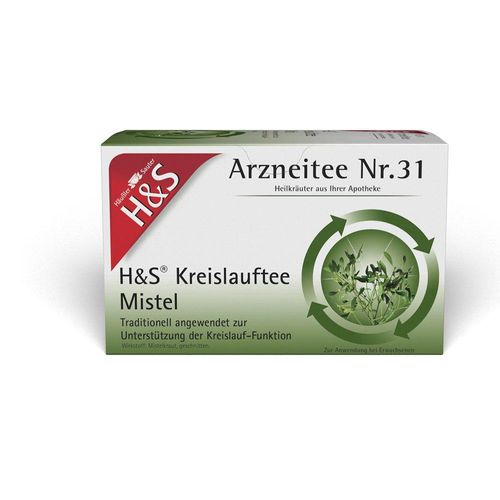 H&S Kreislauftee Mistel Filterbeutel 20X2.0 g