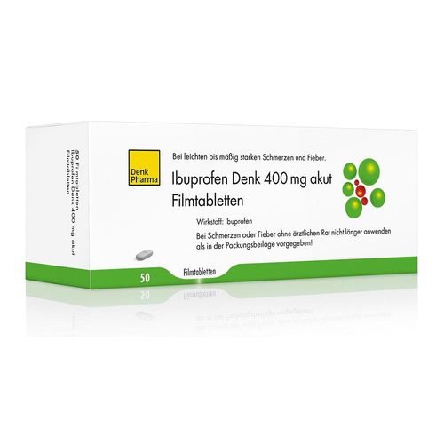 IBUPROFEN Denk 400 mg akut Filmtabletten 50 St