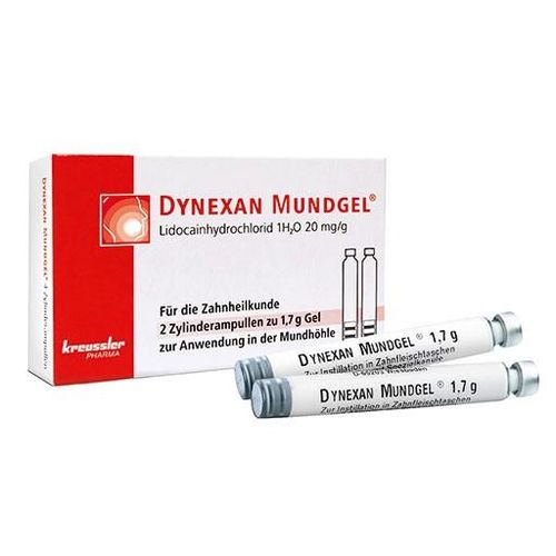 DYNEXAN Mundgel Zylinderampullen 2X1.7 g