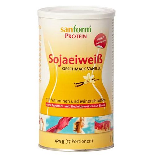 SANFORM Protein Sojaeiweiß Vanille Pulver 425 g