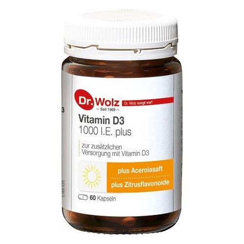 VITAMIN D3 1.000 I.E. plus Dr.Wolz Kapseln 60 St