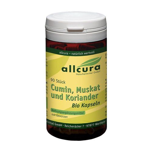 CUMIN Muskat und Koriander Bio Kapseln 90 St