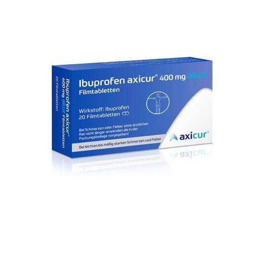IBUPROFEN axicur 400 mg akut Filmtabletten 20 St