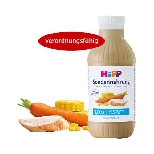 HIPP Sondennahrung Pute Mais & Karotte Kunstst.Fl. 500 ml