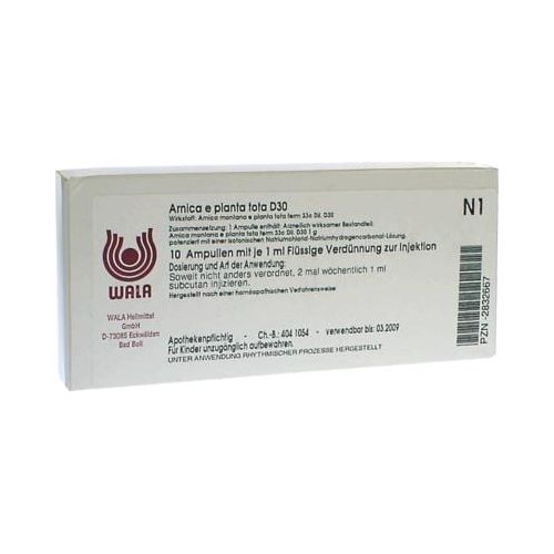 ARNICA E Planta tota D 30 Ampullen 10X1 ml