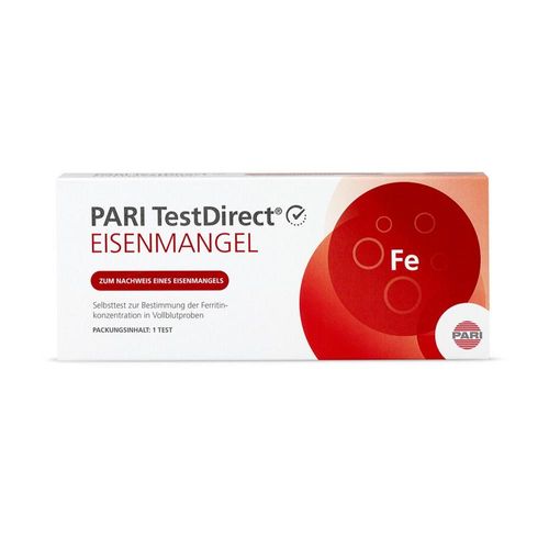PARI TestDirect® EISENMANGEL Selbsttest Blut 1 St