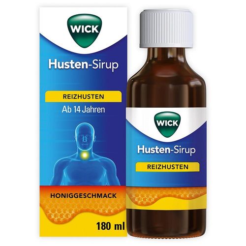 WICK Husten-Sirup gegen Reizhusten mit Honig 180 ml