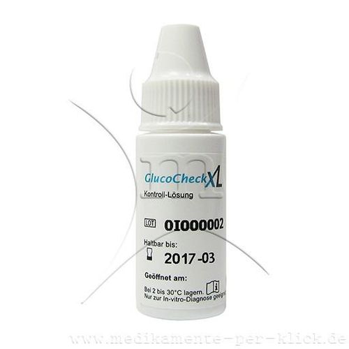 GLUCOCHECK XL Kontrolllösung mittel 4 ml