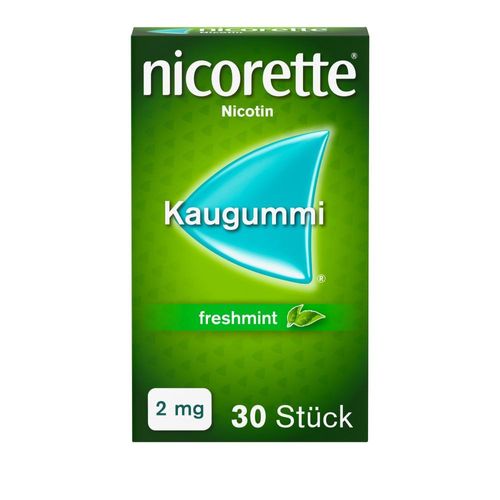 nicorette 2mg Nikotinkaugummi freshmint zur Rauchentwöhnung 30 St