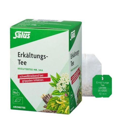 ERKÄLTUNGSTEE Kräutertee Nr.34a Salus Filterbeutel 15 St