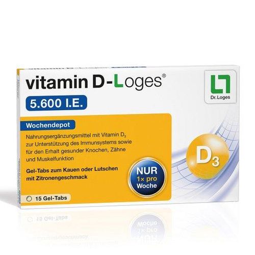 VITAMIN D-LOGES 5.600 I.E. 15 St