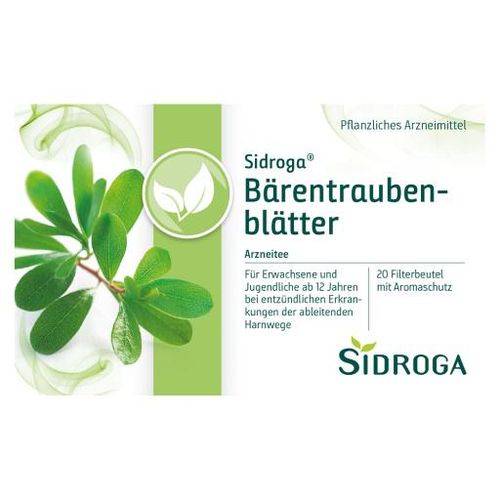 SIDROGA Bärentraubenblättertee Filterbeutel 20X2.0 g