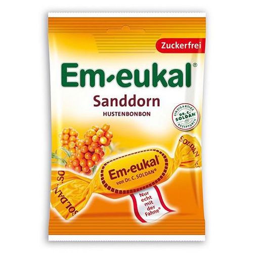 EM-EUKAL Bonbons Sanddorn zuckerfrei 75 g