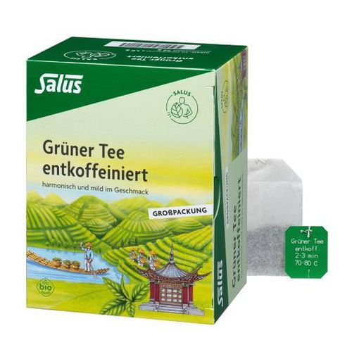 GRÜNER TEE entkoffeiniert Bio Salus Filterbeutel 40 St