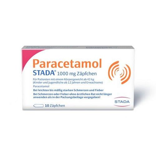 Paracetamol STADA 1000mg Zäpfchen 10 St