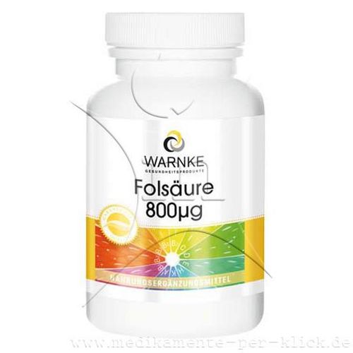 FOLSÄURE 800 Microgramm Tabletten 100 St