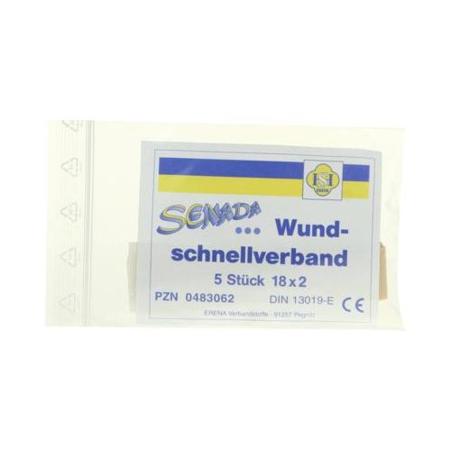 SENADA Wundschnellverband 2x18 cm 5 St