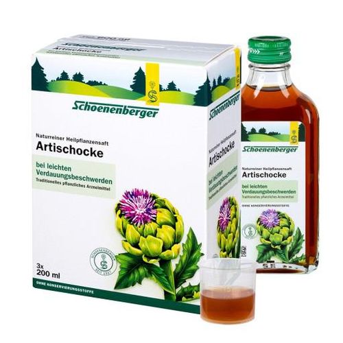 ARTISCHOCKEN SAFT Schoenenberger 3X200 ml