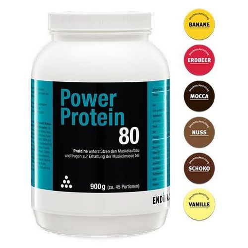 POWER PROTEIN 80 Erdbeer Pulver 900 g