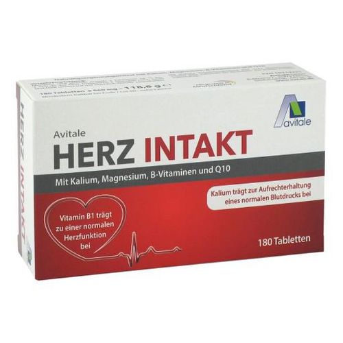 HERZ INTAKT mit Kalium+Magnesium+B-Vitamine Tabl. 180 St