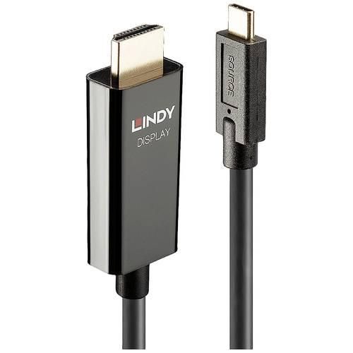 Lindy 10m USB Typ C an HDMI 4K60 Adapterkabel mit HDR - Digital/Daten - Digital/Display/Video