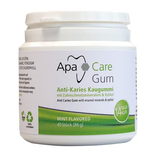 APACARE Gum Anti-Karies Kaugummi 45 St