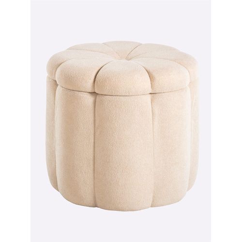 Hocker HEINE HOME, beige, B:44cm H:39cm T:44cm, Hocker