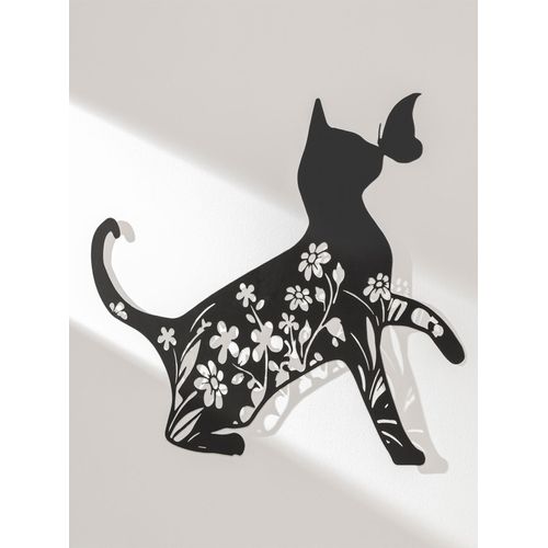 Wanddekoobjekt HEINE HOME, schwarz, B:48cm H:43cm T:1cm, Wanddekoobjekte