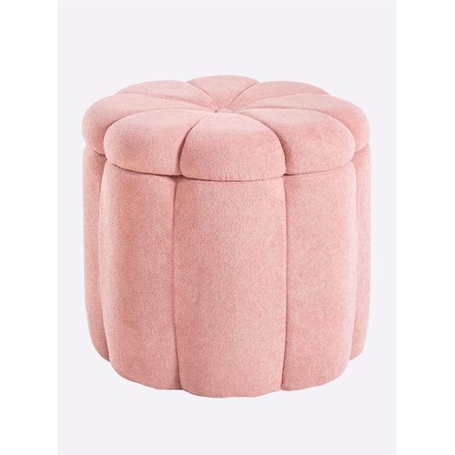 Hocker HEINE HOME, rosa (altrose), B:50cm H:45cm T:50cm, Hocker