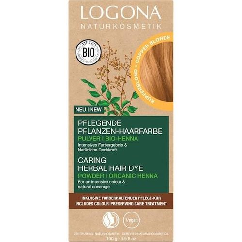 Logona Haarpflege Haarfarbe Pflegende Pflanzen-Haarfarbe Kupferblond