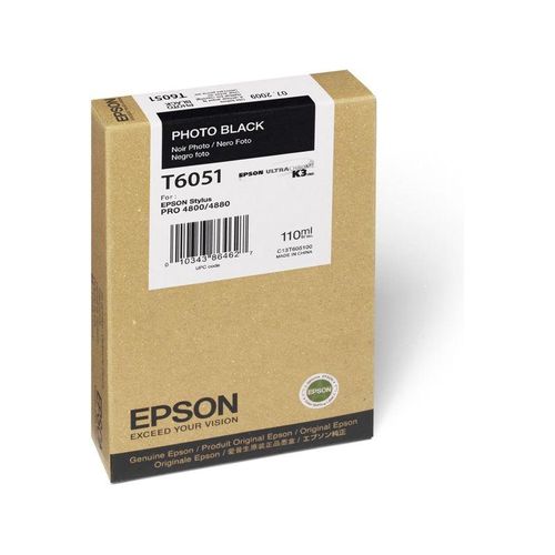 Epson T6051 (C13T605100) Druckerpatrone - Foto-Schwarz