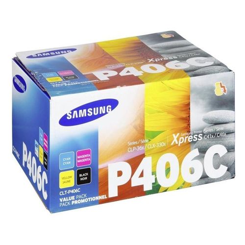 Samsung CLT-P406C/ELS (SU375A) - 4-farbig - Toner - Multipack