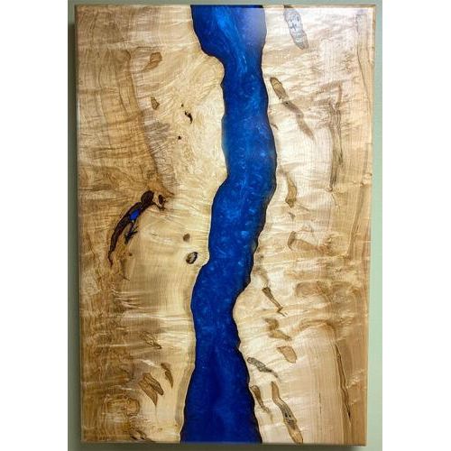 Tische Esstisch Design Tisch Moderne Meer Ozean Fluss Möbel 200x90 Epoxid Harz