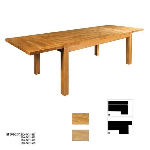 Tisch Massivholz Esstische Vollmassiv 140x90cm JVmoebel