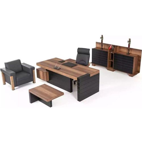 Büromöbel Eckschreibtisch Schrank Couchtische Regale JVmoebel